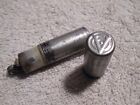 Vintage Lipstick-sized Cigarette Lighter - V Stamped On The Ends - Free Ship 