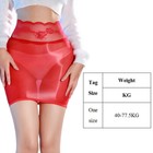 Womens Sheer Mesh Mini Skirt Lace See Through High Waist Stretchy Bodycon Skirt 