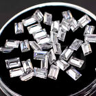 5a White Quality Cubic Zirconia Baguette Cut Faceted Calibrated Loose Gemstone