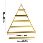 5 Metal Tier Nail Polish Rack Wall Mounted Display Organizer Holder Stand Assemb