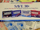 Big Lot Vintage All 1980 s Ice Cream Cut-out Grocery Store Coupons