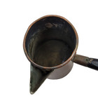 Vintage Turkish Coffee Pot  Arabic Coffee Maker  Hammered Copper  Wood Handle