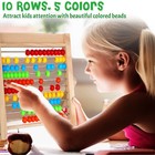 Wooden Abacus For Kids Math  Educational Counting Toy With Counting Sticks An   
