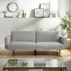 Modern Multi-functional Futon Sofa Bed Easily Converts To Single Bed New