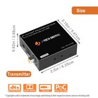 J-tech Digital J-tech Audio Extender Converter Over Single Cat5e 6 Poc Up To