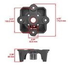 Caltric Wheel Hub For Can-am Maverick X3 900ho 2018 Front And Rear