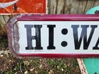 Vintage Rare Hi   Way Motel Highway Roadside Stout Sign 1962 Hotel Scarce    54 
