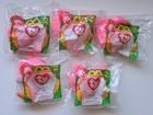 Mcdonalds Ty Beanie Babies Pinky The Flamingo Plush Toy Lot 5 New 1999