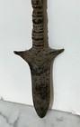 Old Cambodia Khmer Style Bronze Sculpture Of A Dagger   Knife
