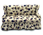 1 12 Vintage Artisan Floral Sofa Dollhouse Miniature Furniture