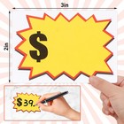 Azureal 510pcs Price Stickers  2 x3  Self-adhesive Yard Sale 2  X 3   Yellow