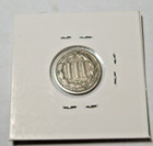 1868 3 Cent Nickel Fine  f  Tough To Find Early United States Coin