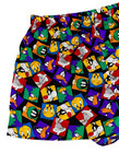 Vintage Nwt 1993 Looney Tunes Mania All Over Character Heads 100  Silk Boxers Xl