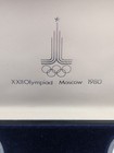 1980 Moscow Ussr 6 Coin Silver Set 5   10 Rubles 4 35 Oz Silver German Case Unc