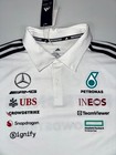 Adidas Mercedes Amg Petronas F1 Team Polo Shirt Men s 2xl White Long Sleeve