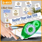 D-nyx Double Sided Tape Scrapbook Roller  Adhesive Glue Runner  4 Pack