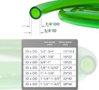 Green Pvc Tubing 5 8 id X 7 8 od Vinyl Flexible Hose Water Fish Tank Aquarium   