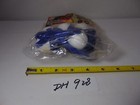 Walco Pine Cones Blue Silver Sequin Bead  Christmas Ornament Kit Makes 6 New Vtg