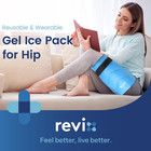 Revix Hip Ice Pack Wrap With Straps  Reusable Gel Cold Compression For Hip Repla