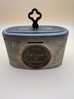 Antique American Trust Co  Traveling Teller Coin Bank W key  New York  Ny Usa