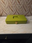 Vintage 1970   s Wil-hold Wilson Mfg Corp Avocado Sewing Box