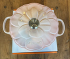 Le Creuset Enameled Cast Iron Petal Round Casserole 26 Cm 5 5 Qt Shell Pink New