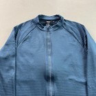 Ornot Cycling Jacket Womens Medium Blue House Collection Windbreaker Full Zip