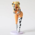 Anime Big Breasted Cow Girl Megu Ushio 1 6 Scale Ver  Pvc Figure New No Box 26cm