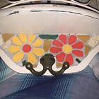 Mosaic Bird Cage Metal Hanging Wall Decor With Parrot