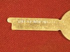 Vintage Furniture Desk Drawer Cabinet Door Flat Steel Key Lock Hardware Antique
