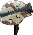 Large Genuine Desert Storm Era Military Combat Ballistic Helmet Made W   Kevlar