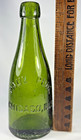 Rare Green Blob Top Paul Pohl Chicago Illinois Beer Soda Bottle 1880s Usa