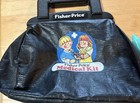 Vintage Fisher Price Medical Kit Doctor Set W Bag Few Accessories