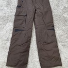 Marker Ski Snowboard Pants Youth Juniors 16 Brown Insulated Waterproof Outdoor