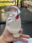Vintage Christmas Snowman Plug In Night Light Glass Look