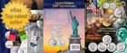 Official Whitman Coin Folder United States 250th Anniversary Collection  Easy To