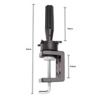 Wig Human Hair Mannequin Head Metal Table Clamp Stand For Hairdresser Practice T