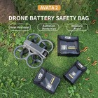 For Dji Avata 2 Drone Lipo Battery Safe Bag Explosionproof Storage Case Guard