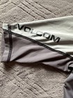 Volcom Boy s Short Sleeve Rash Guard Gray   Black Sz M