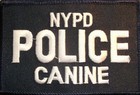 Gemsco Nos Nypd Vintage Patch Police Canine - K-9 Unit Nyc Ny Original 1983 V1