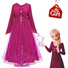 Disney Girls Princess Frozen Dress Elsa Anna Party Halloween Christmas Fancy Up