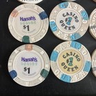 Lot Of 18   1 Dollar  Vintage Casino Chips   1    50  Some Duplicates Variety