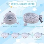 Chubby Seal Pillow Plush With 4 Baby Seal Plushies In Her Tummy Stuffed Animals