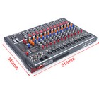 8 12 16 Channel Usb Bluetooth Live Studio Audio Mixer Mixing Console Sound Pro