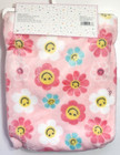 Little Dreams 4 Pieces Baby Gift Set Flowers Pink Blanket And Socks