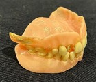 Vintage False Teeth Lot Dentures Upper Lower Pair Medical Oddity Scrap Prop Art