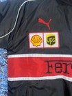 Ferrari F1 Racing Jacket Black Red Puma Full Zip Embroidered Logo Men s