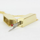 Seam Ripper Necklace  Gold   Qn1006g From The Quilt Spot