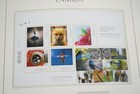 Canada 2010-2012 Collection Of 180  Mnh Stamps Stored In Lighthouse Album