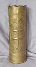 Original Wwi Trench Art Vase Dated May 1918